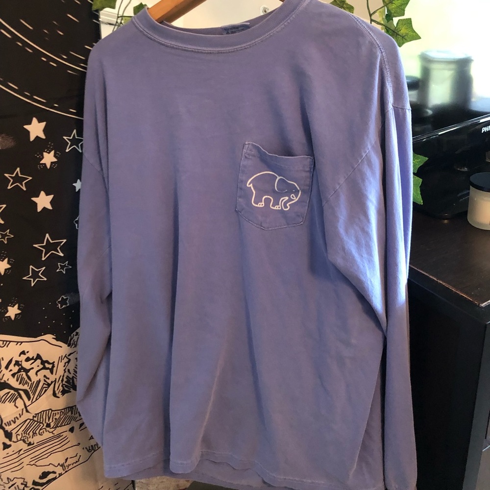 Ivory Ella comfort colors blue long sleeve!